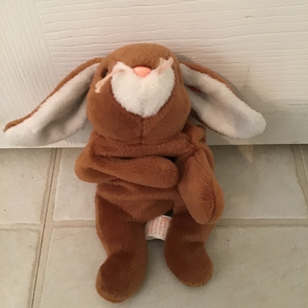 5/$25 Ears the bunny beanie baby